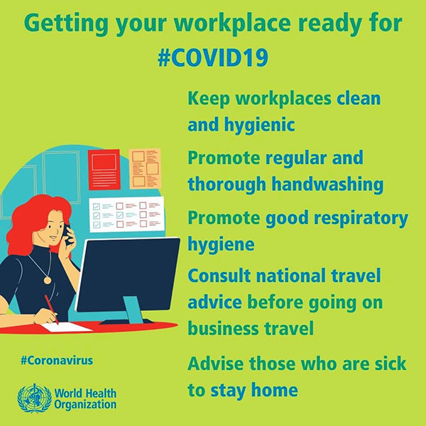 COVID-19 Workplace Tips